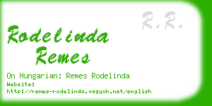 rodelinda remes business card